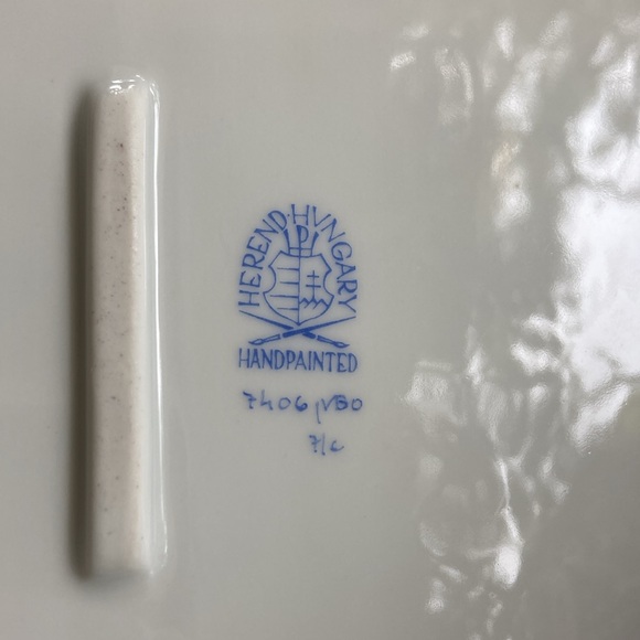 Large Herend Queen Victoria reticulated bowl - Picture 3 of 3